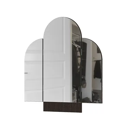 Зеркало складное с радиусом Басса ЗР-552 венге