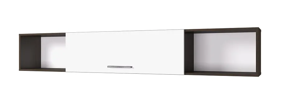 Полка навесная Ненси 2032 (венге/белый)