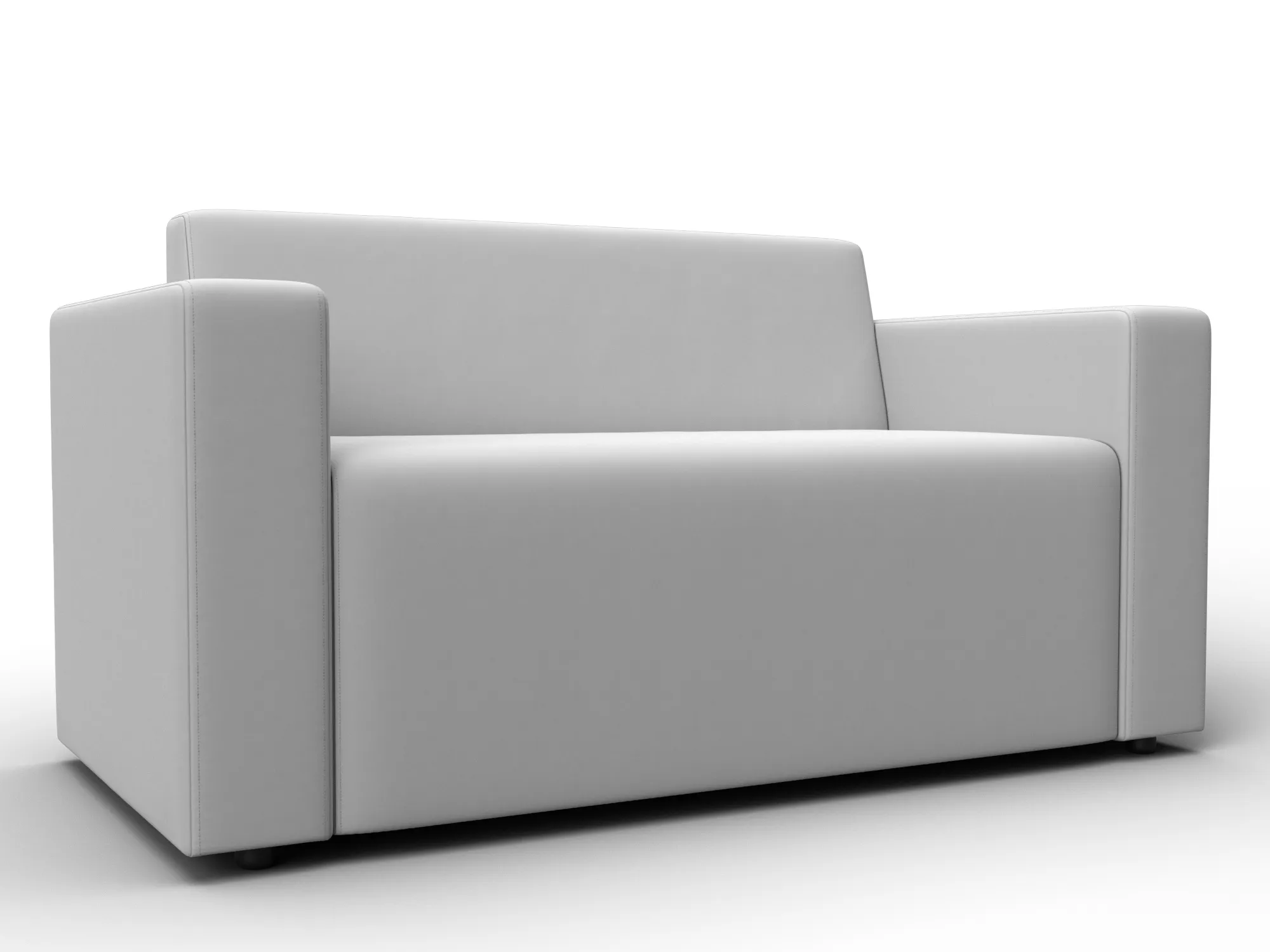 Диван прямой Лига-093 ( Белый )