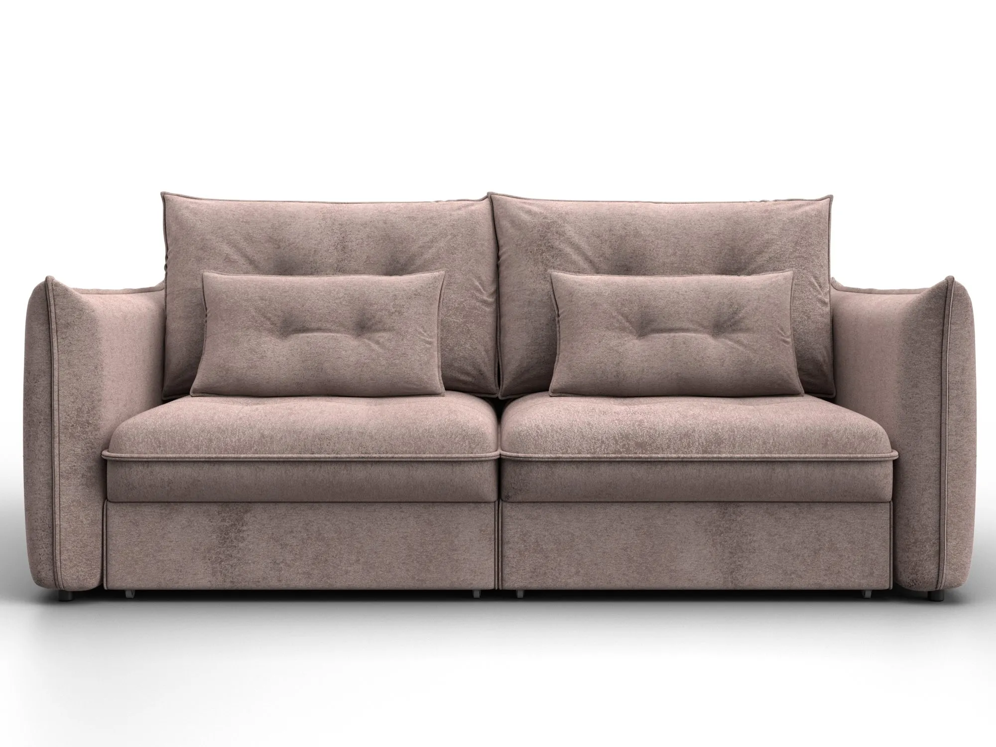 Диван прямой Лига-100 НПБ ( TOWER 05 бежевый )