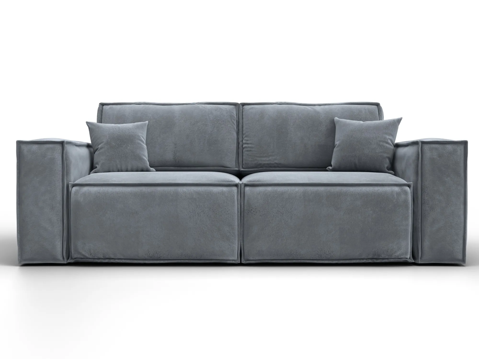 Диван прямой Лига-081 НПБ ( TOWER 10 серый )