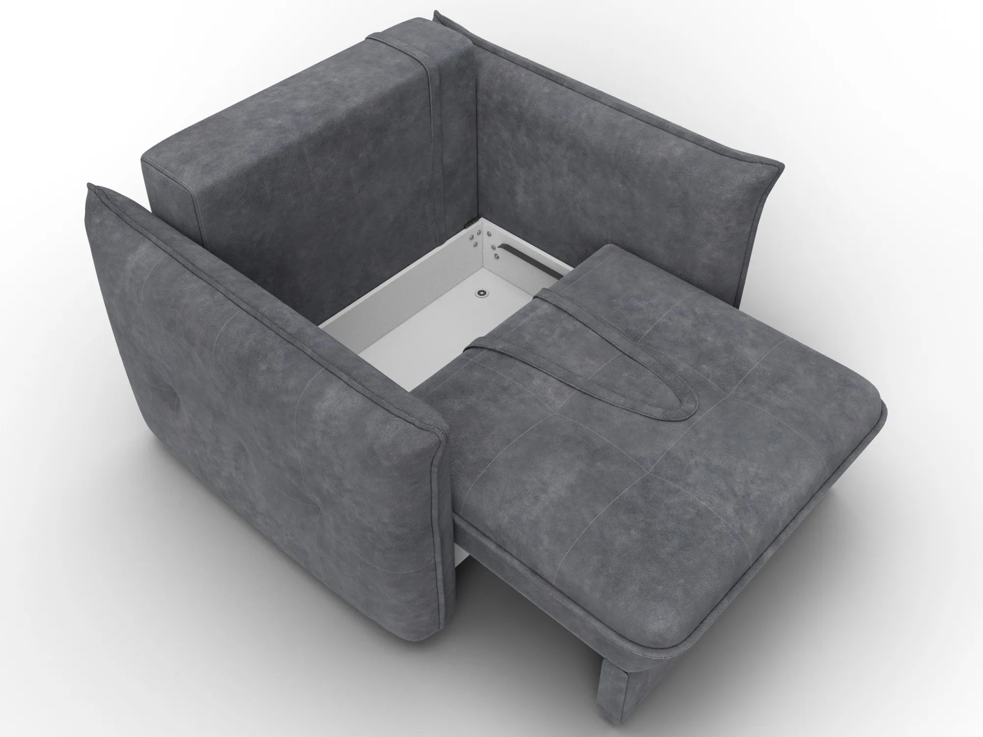 Кресло Лига-100 НПБ ( BRUT 16 темно-серый )