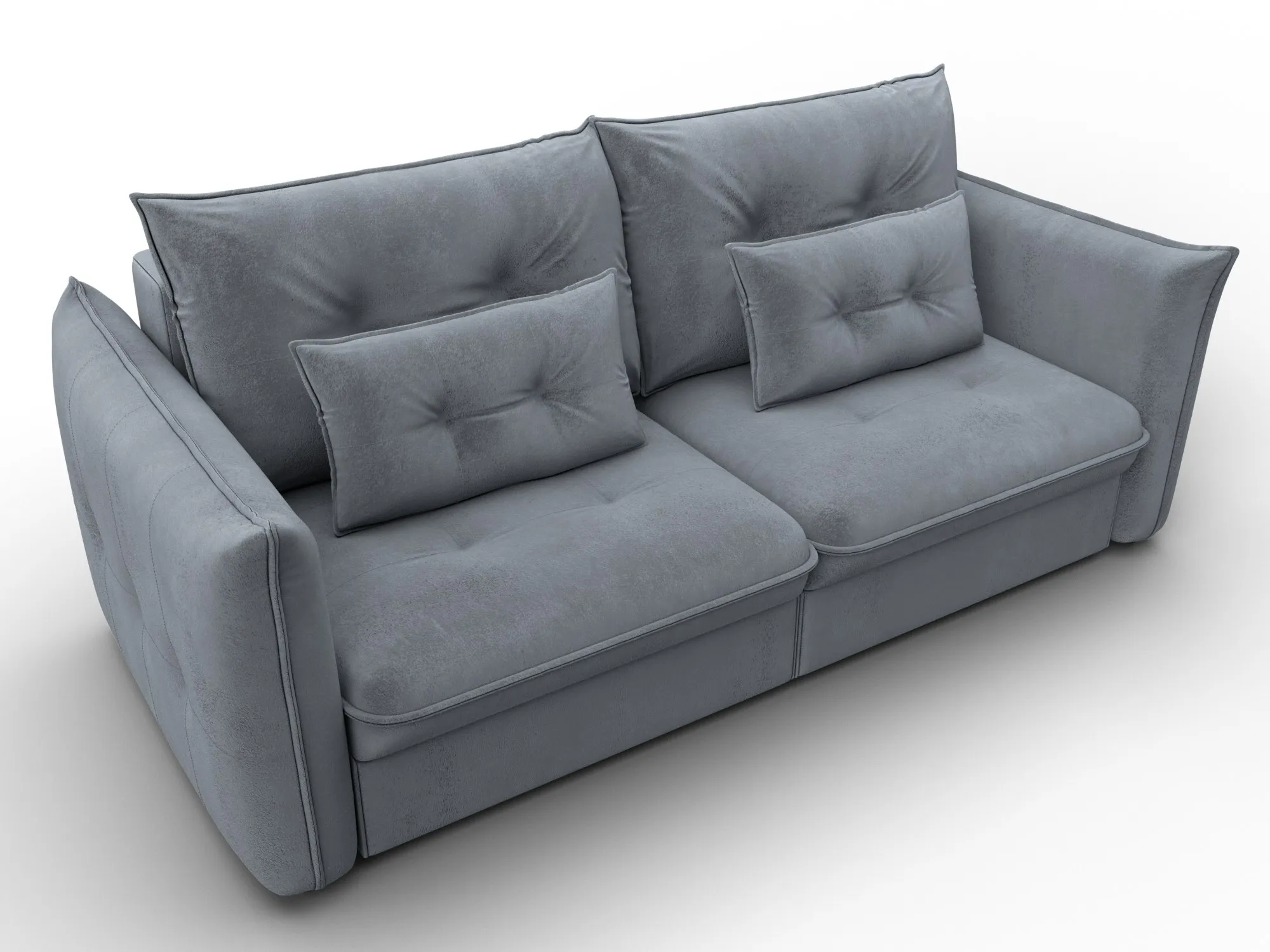 Диван прямой Лига-100 НПБ ( TOWER 10 серый )