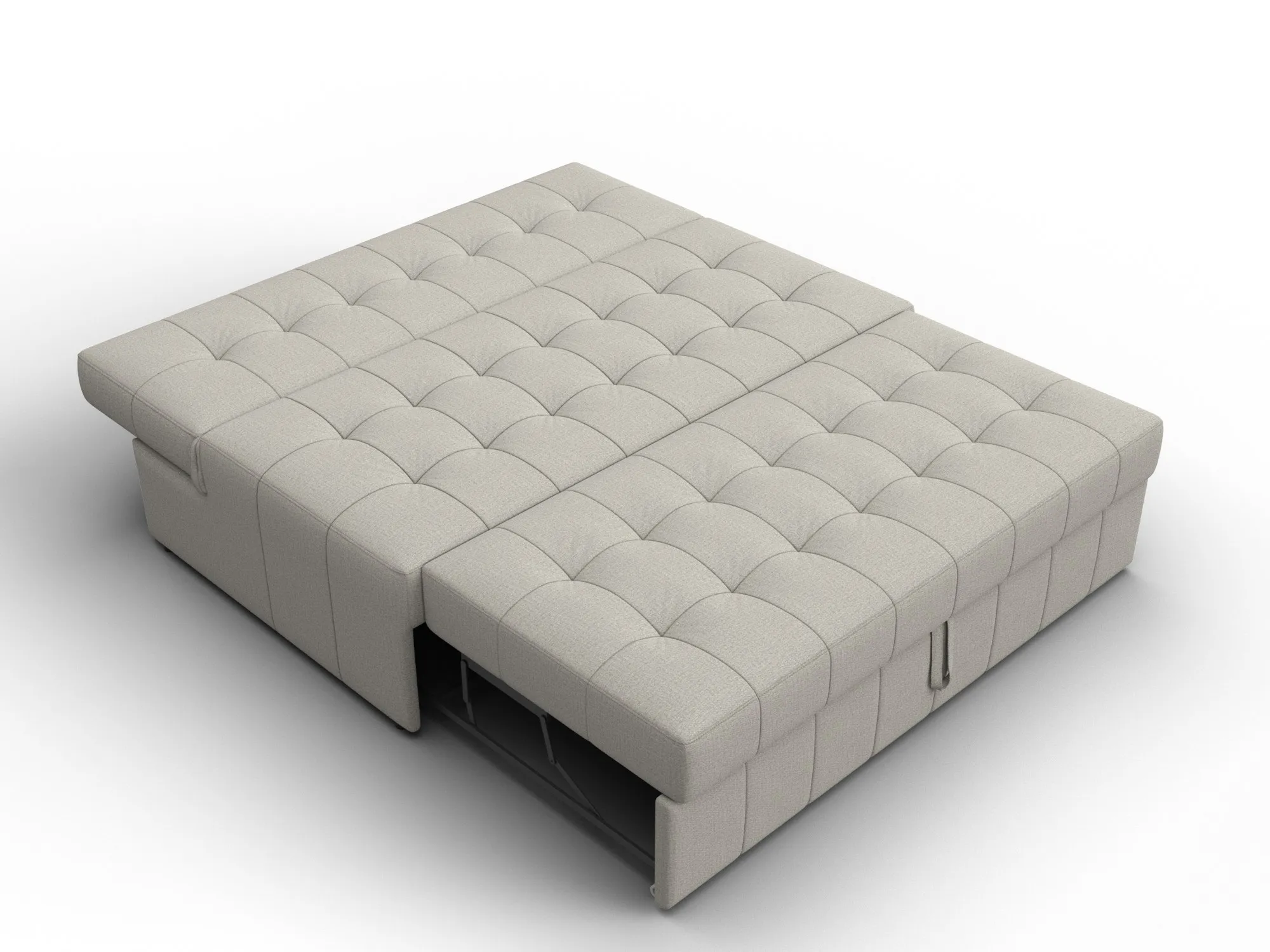 Диван прямой Лига-107 (140) ( Амур 02 бежевый )