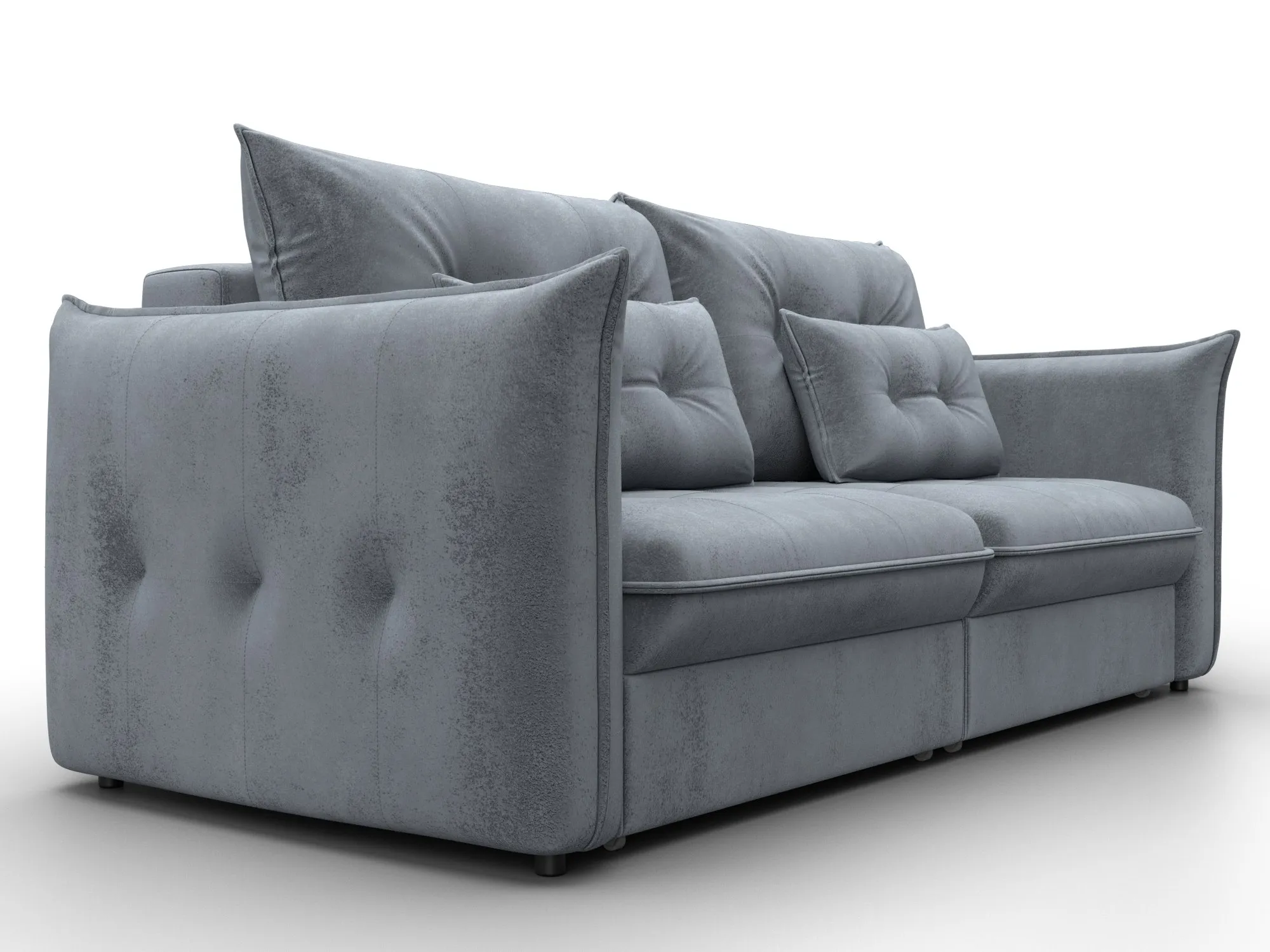 Диван прямой Лига-100 НПБ ( TOWER 10 серый )