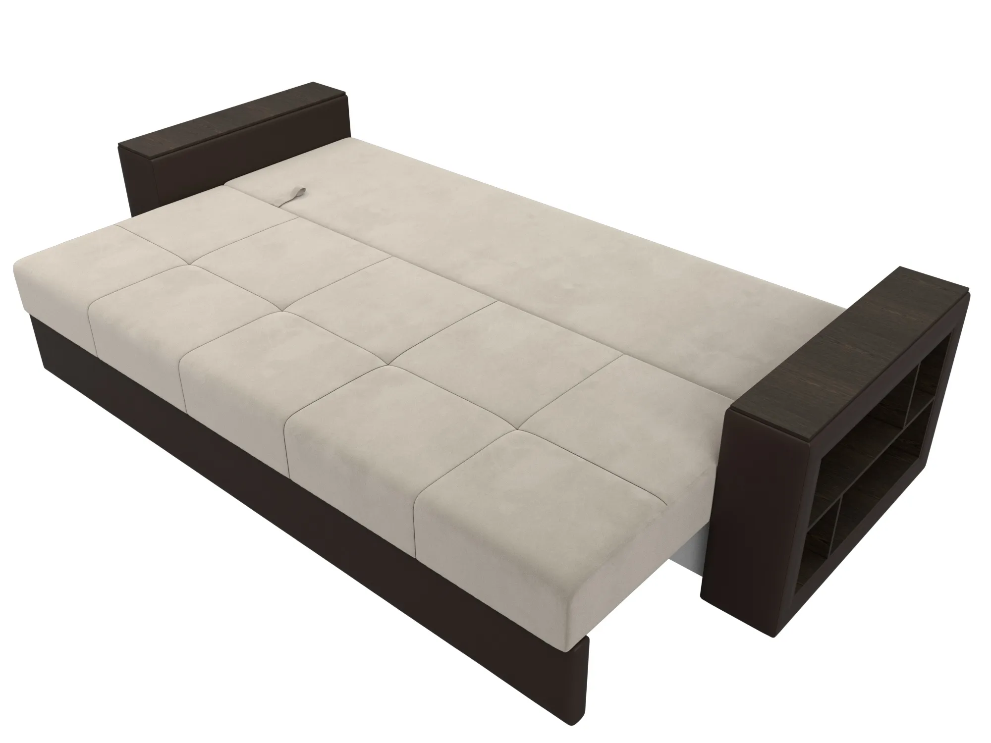 Диван прямой Дубай Лайт ( Бежевый;Коричневый )