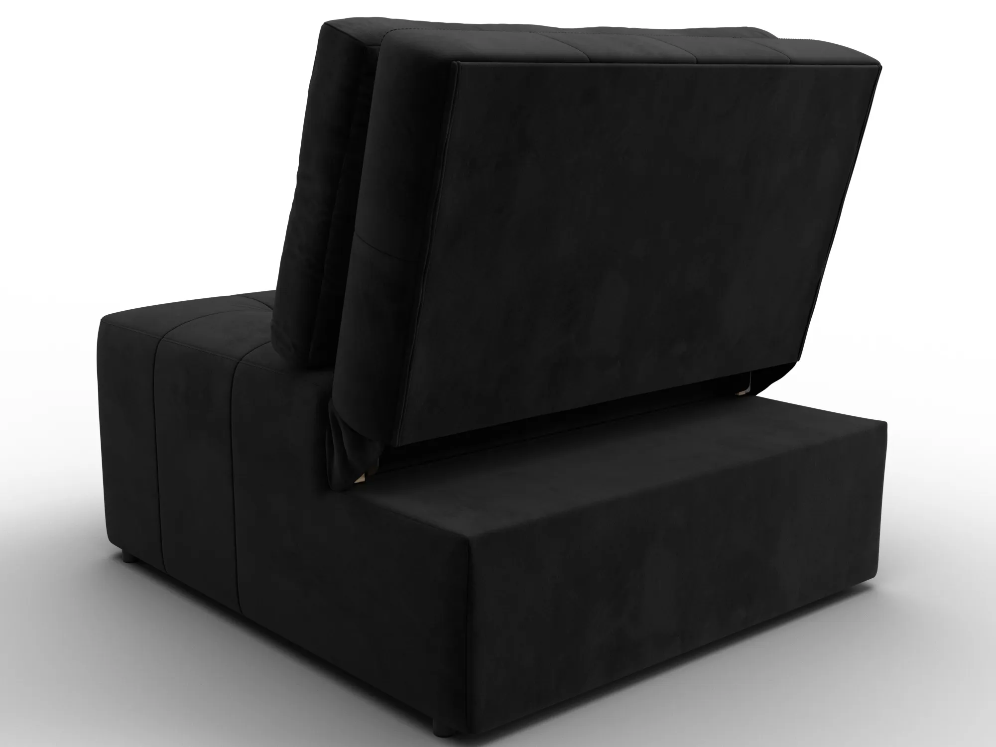 Кресло-кровать Лига-107 (80) ( SEVEN 35 черный )