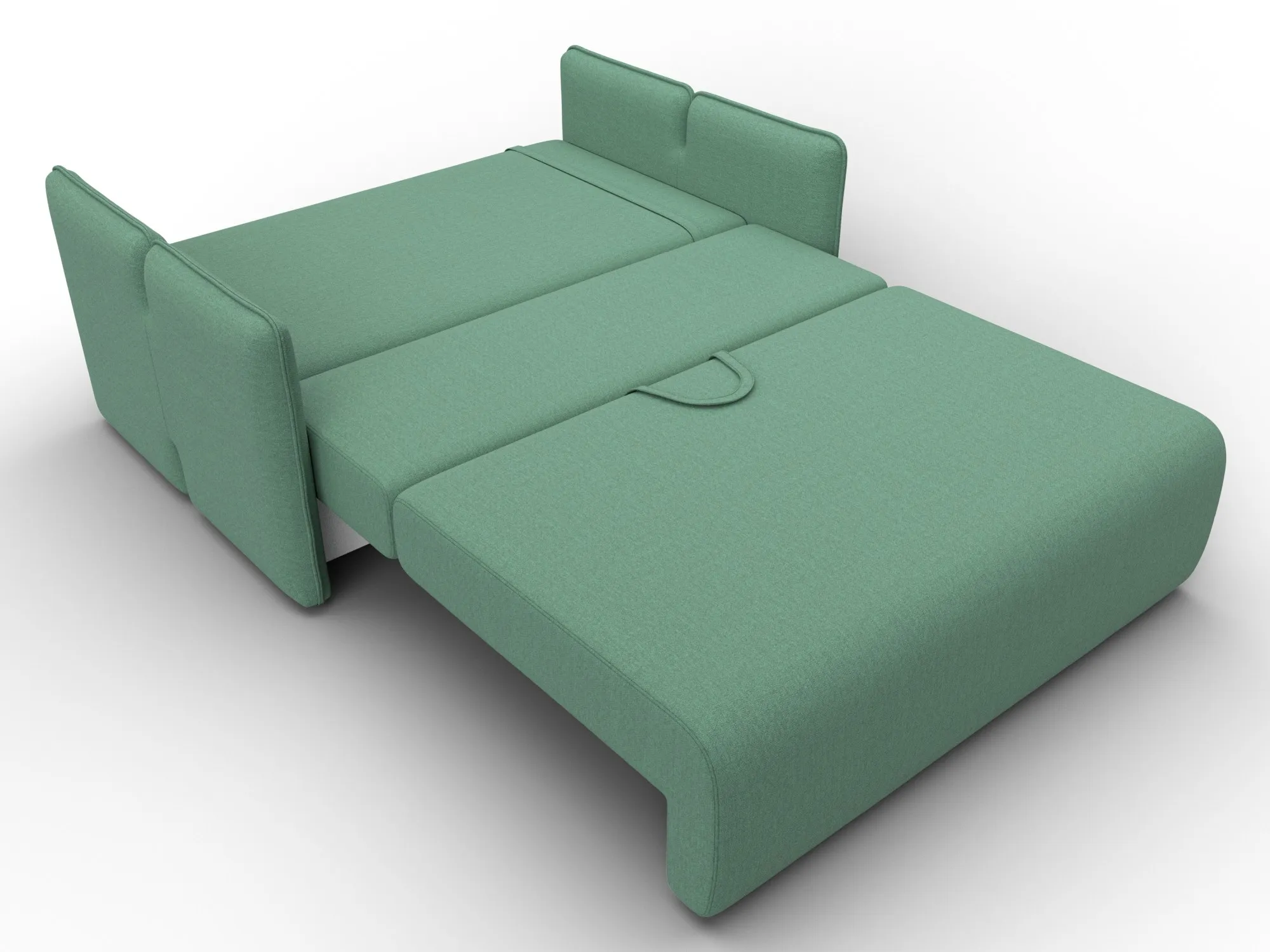 Диван прямой Лига-117 ( Амур 11 зеленый )