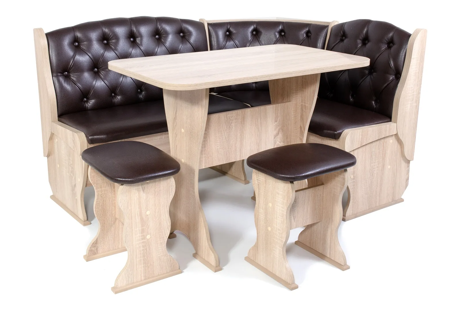 Кухонный уголок Орхидея Люкс (дуб сонома/Умбер)