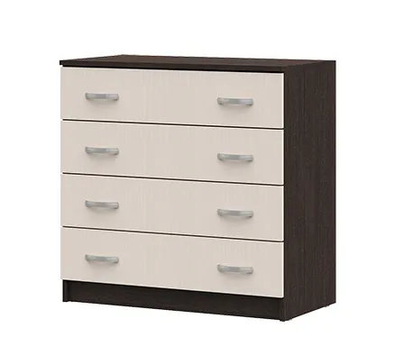 Комод 4 ящика Басса КМ 554 М венге - дуб белфорт