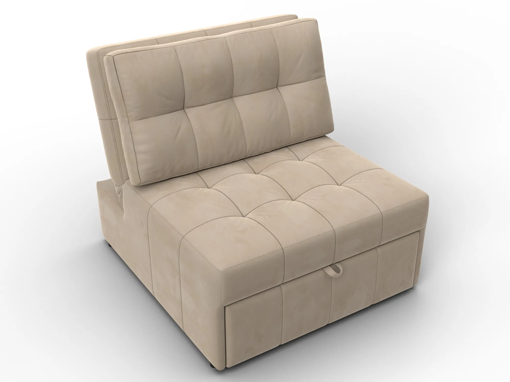 Кресло-кровать Лига-107 (80) ( SEVEN 729 бежевый )