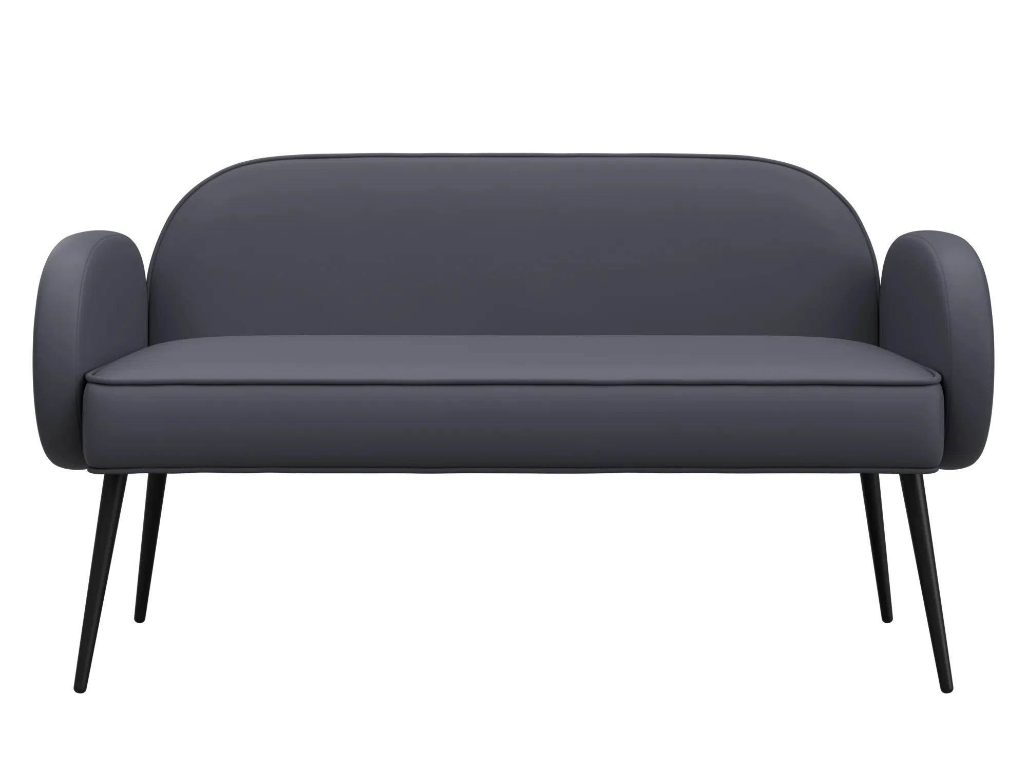 Диван прямой Лига-086 ( GRIFON 15 серый )