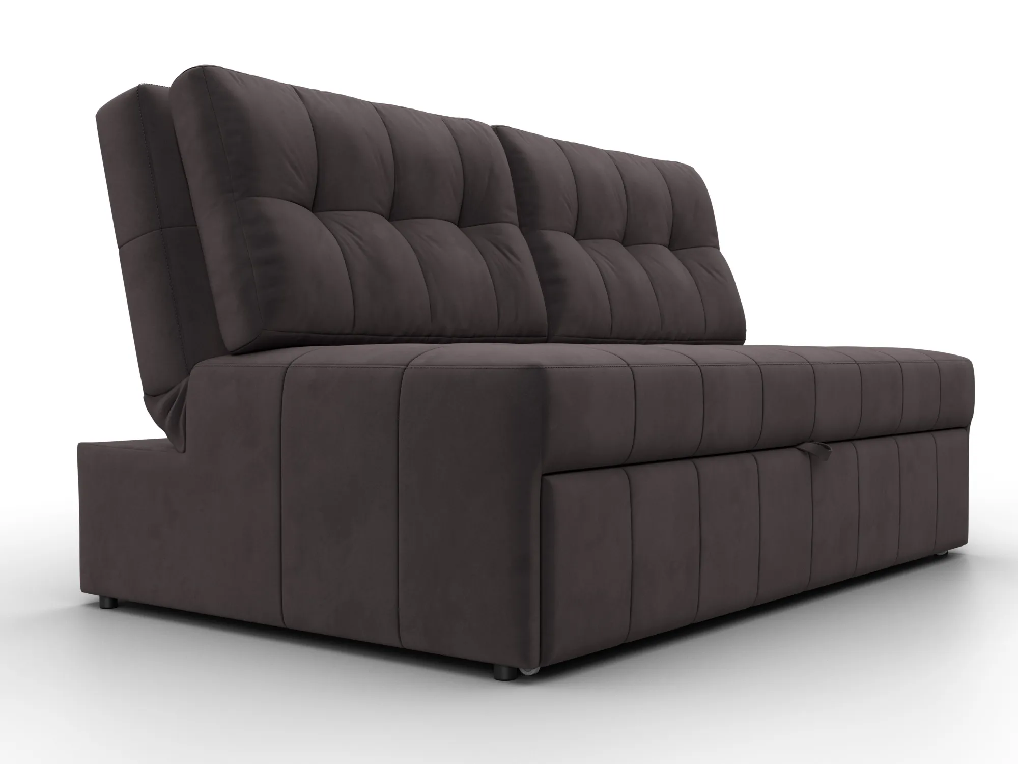 Диван прямой Лига-107 (140) ( SEVEN 727 коричневый )