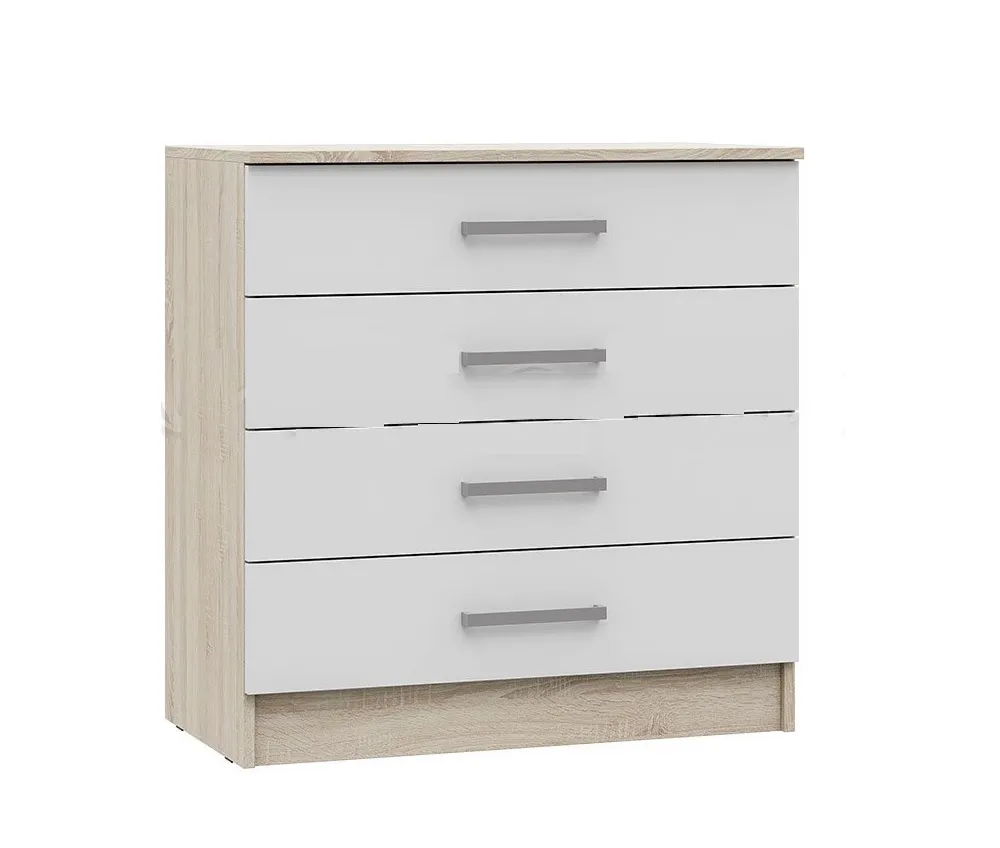 Комод Мартина 800 (сонома/белый глянец)