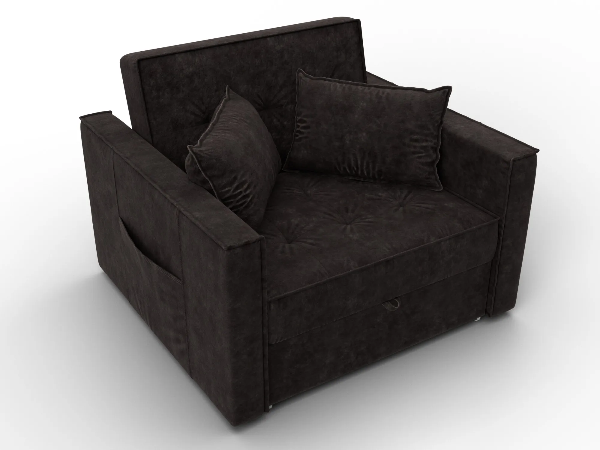 Кресло-кровать Лига-104 (80) ( BRUT 17 коричневый )