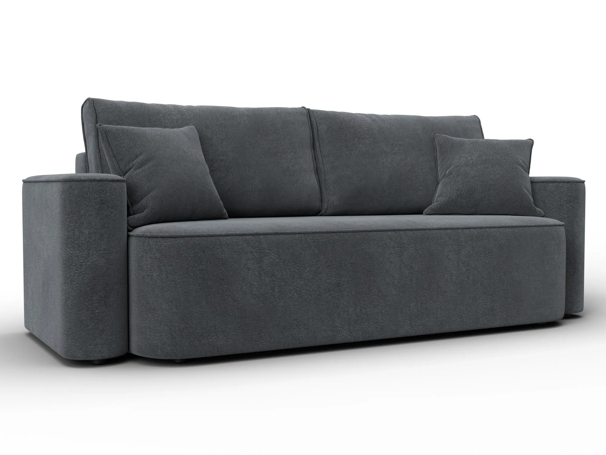 Диван прямой Лига-118 НПБ ( LAIM 23 светло-серый )