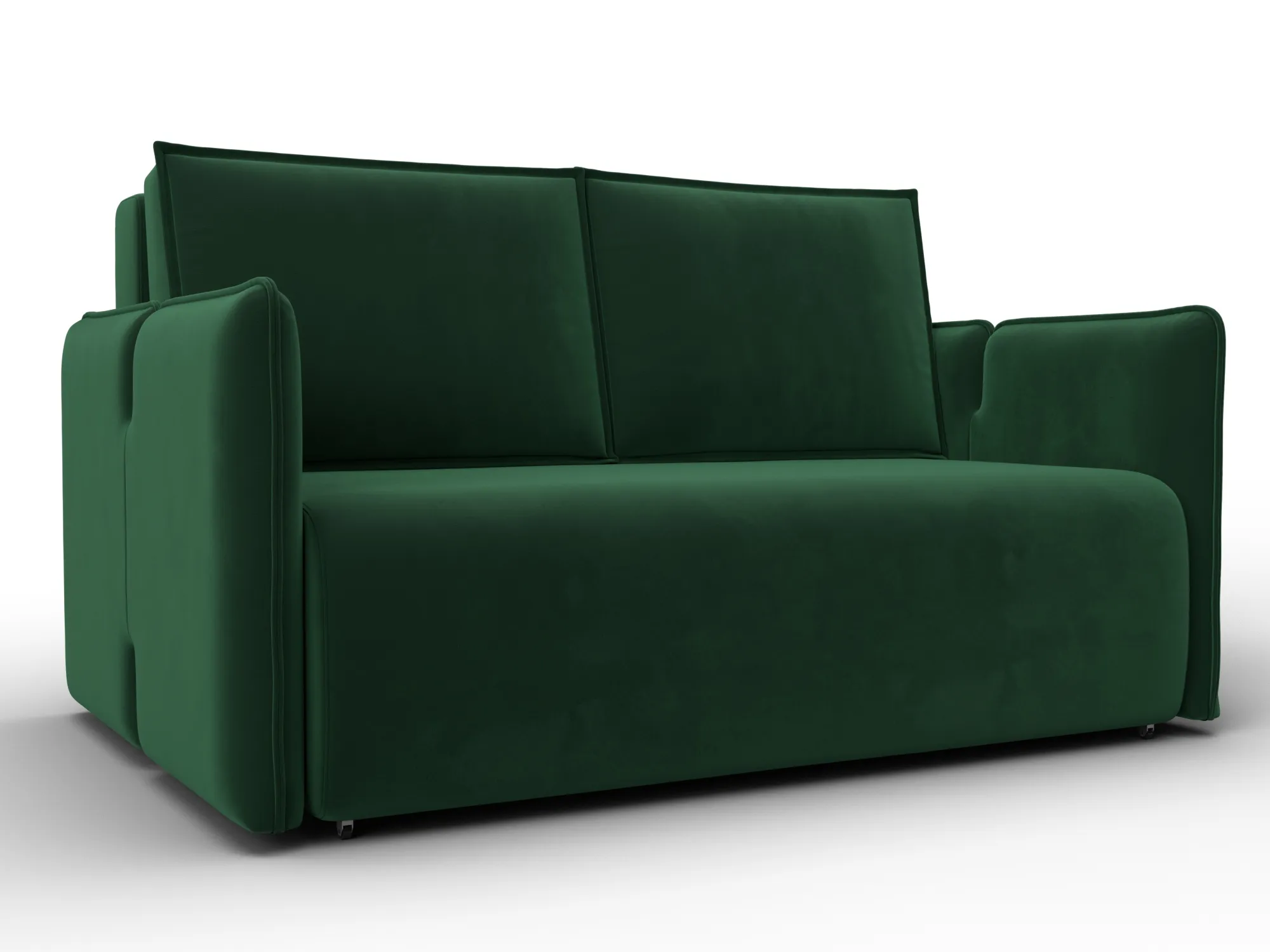 Диван прямой Лига-117 ( SEVEN 626 зеленый )
