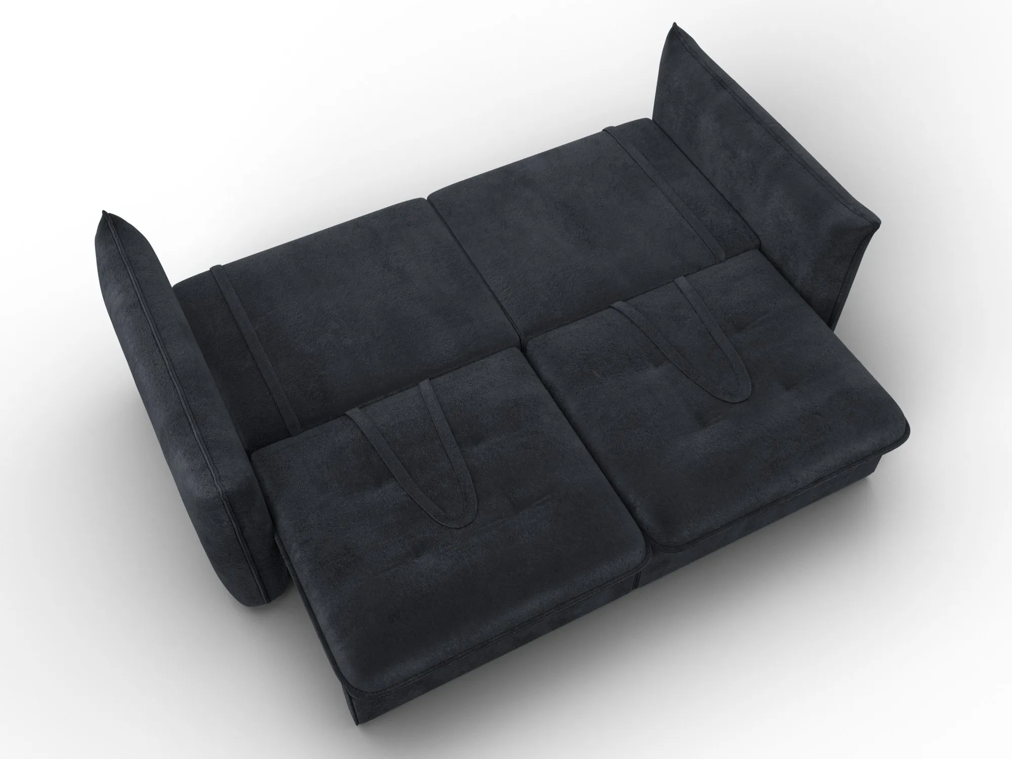 Диван прямой Лига-100 НПБ ( TOWER 11 темно-серый )