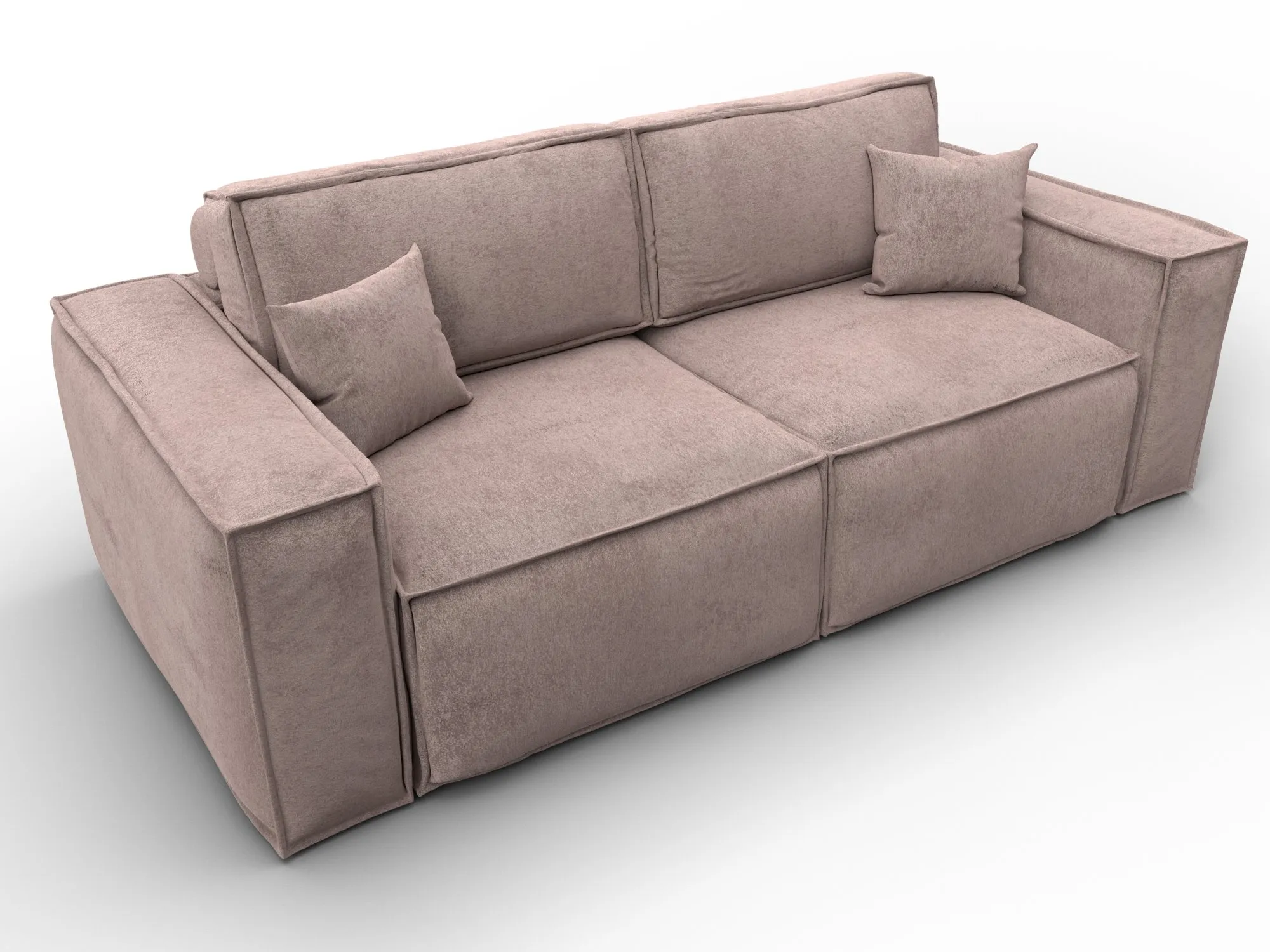 Диван прямой Лига-081 НПБ ( TOWER 05 бежевый )