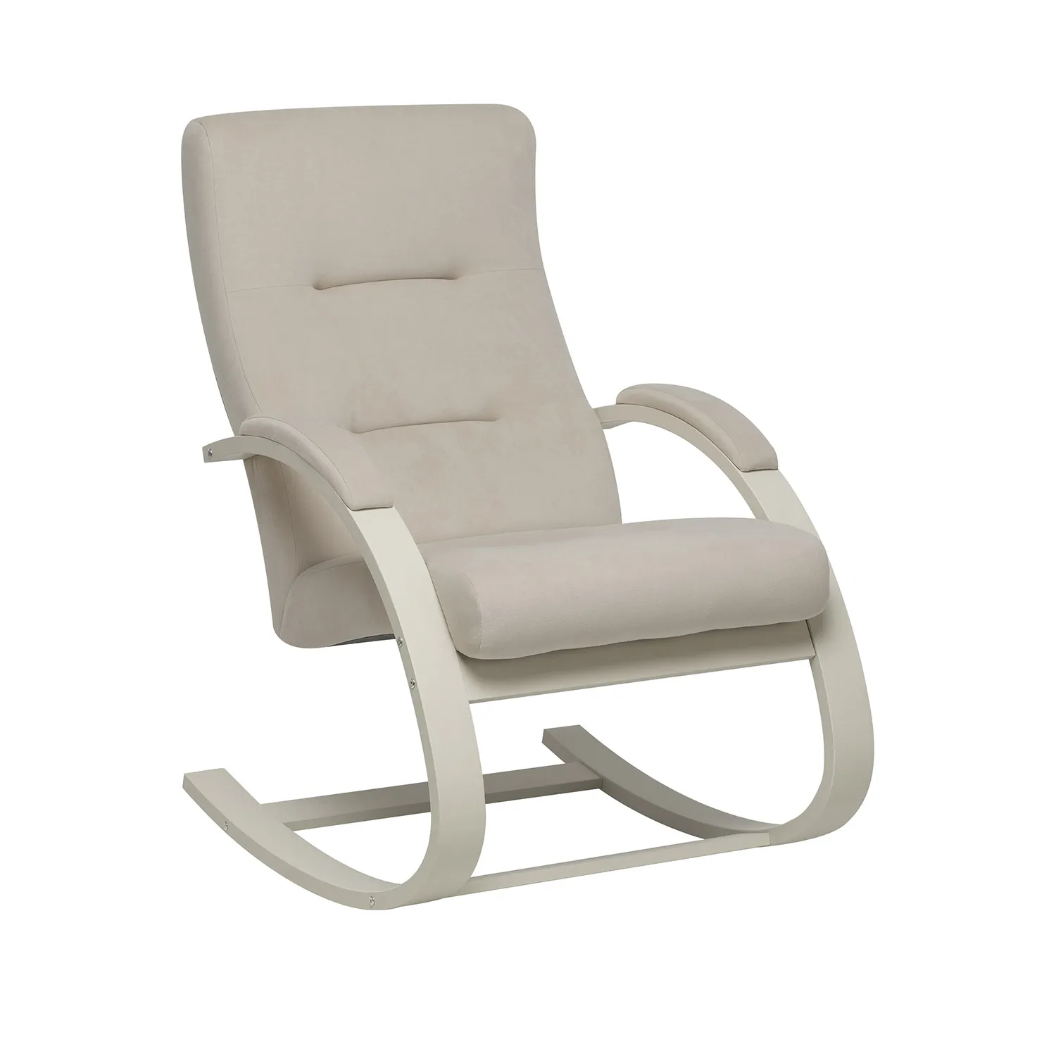 Кресло-качалка Leset Милано NEW (Слоновая кость/Bingo 02 (бежевый))