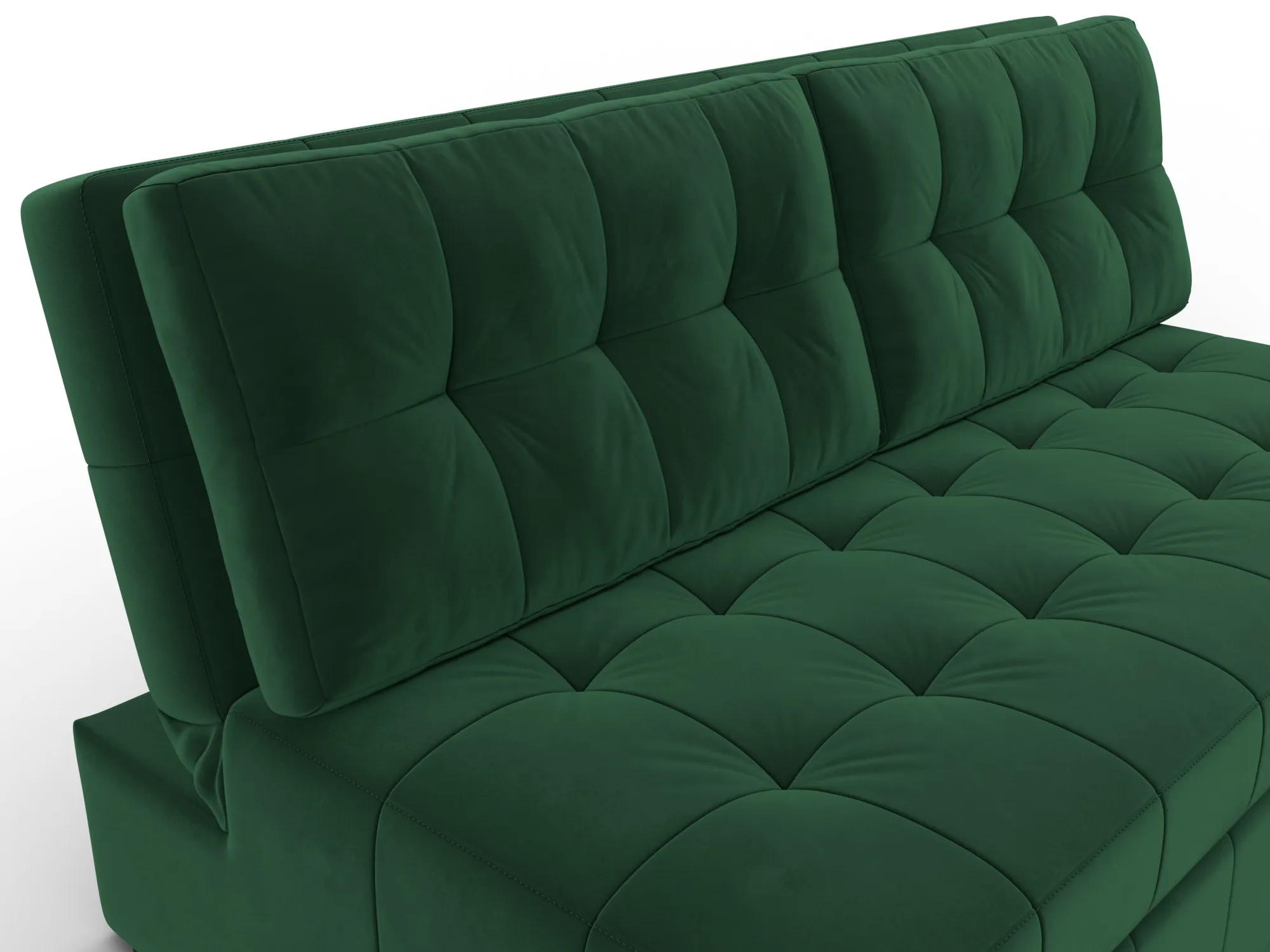 Диван прямой Лига-107 (160) ( SEVEN 626 зеленый )