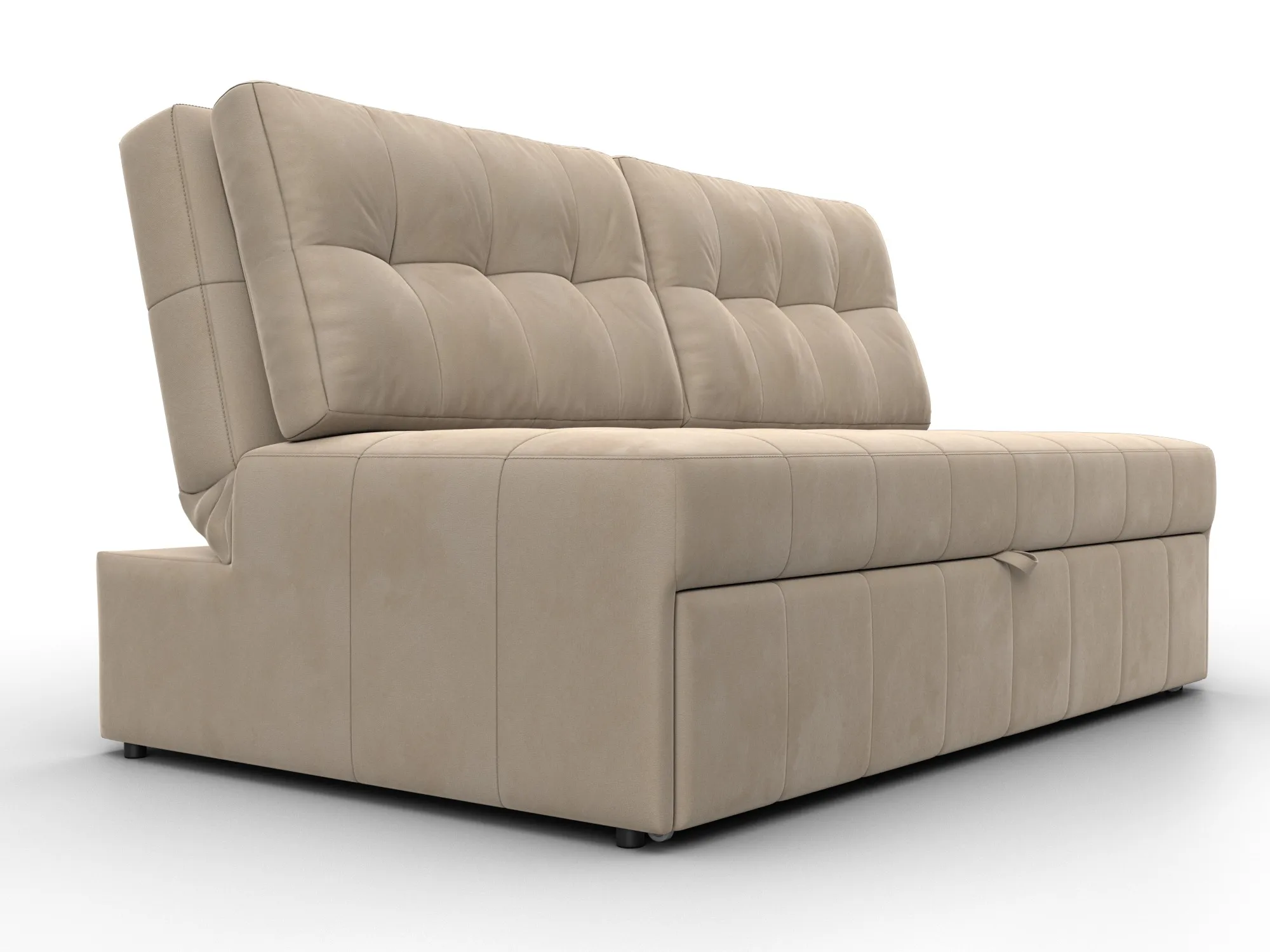 Диван прямой Лига-107 (140) ( SEVEN 729 бежевый )