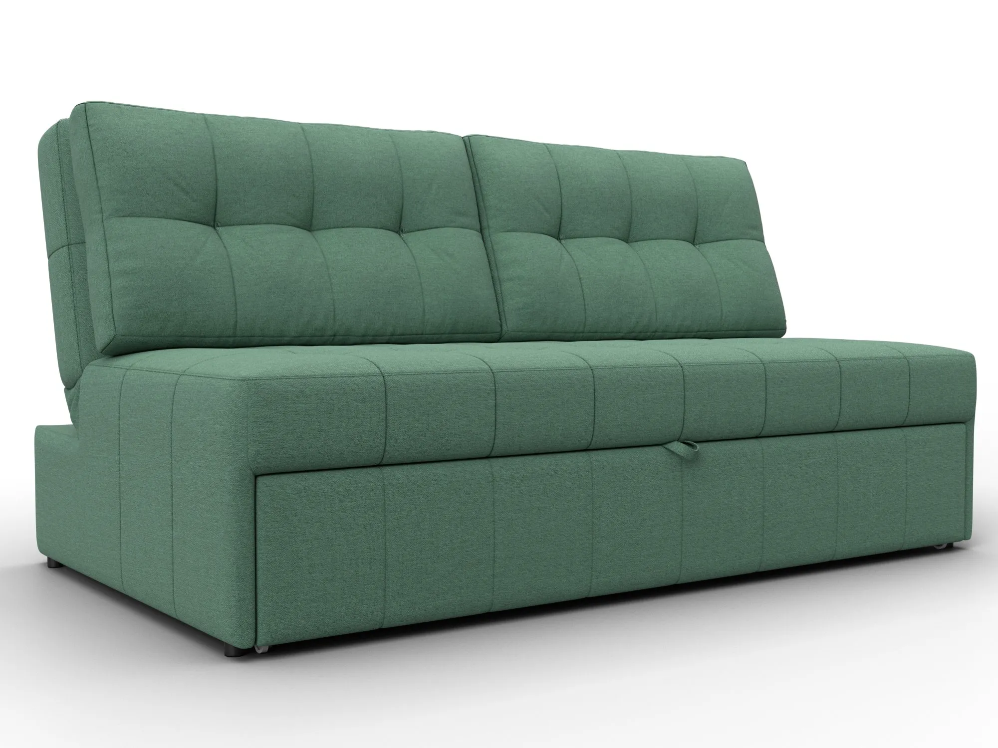 Диван прямой Лига-107 (160) ( Амур 11 зеленый )