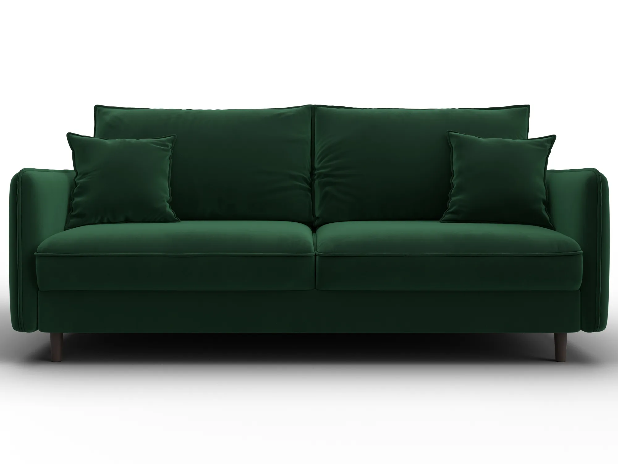 Диван прямой Лига-064 НПБ ( SEVEN 626 зеленый )