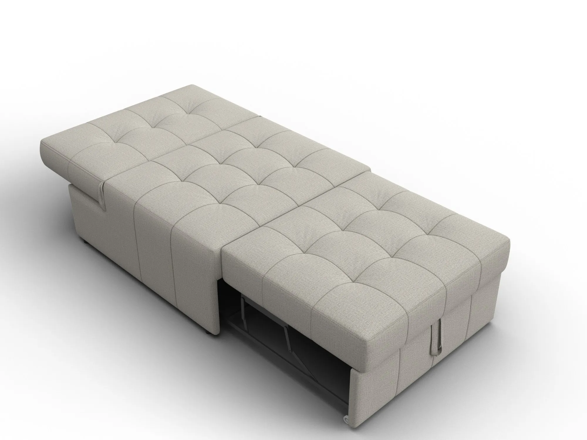 Кресло-кровать Лига-107 (80) ( Амур 02 бежевый )