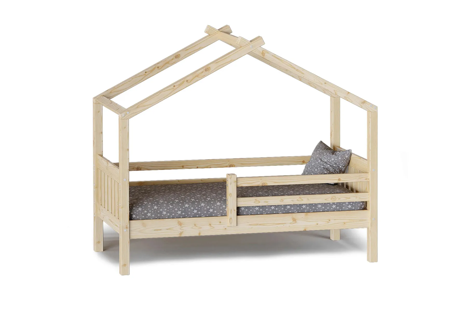 Кровать Алиса 1600х800 Прозрачный лак