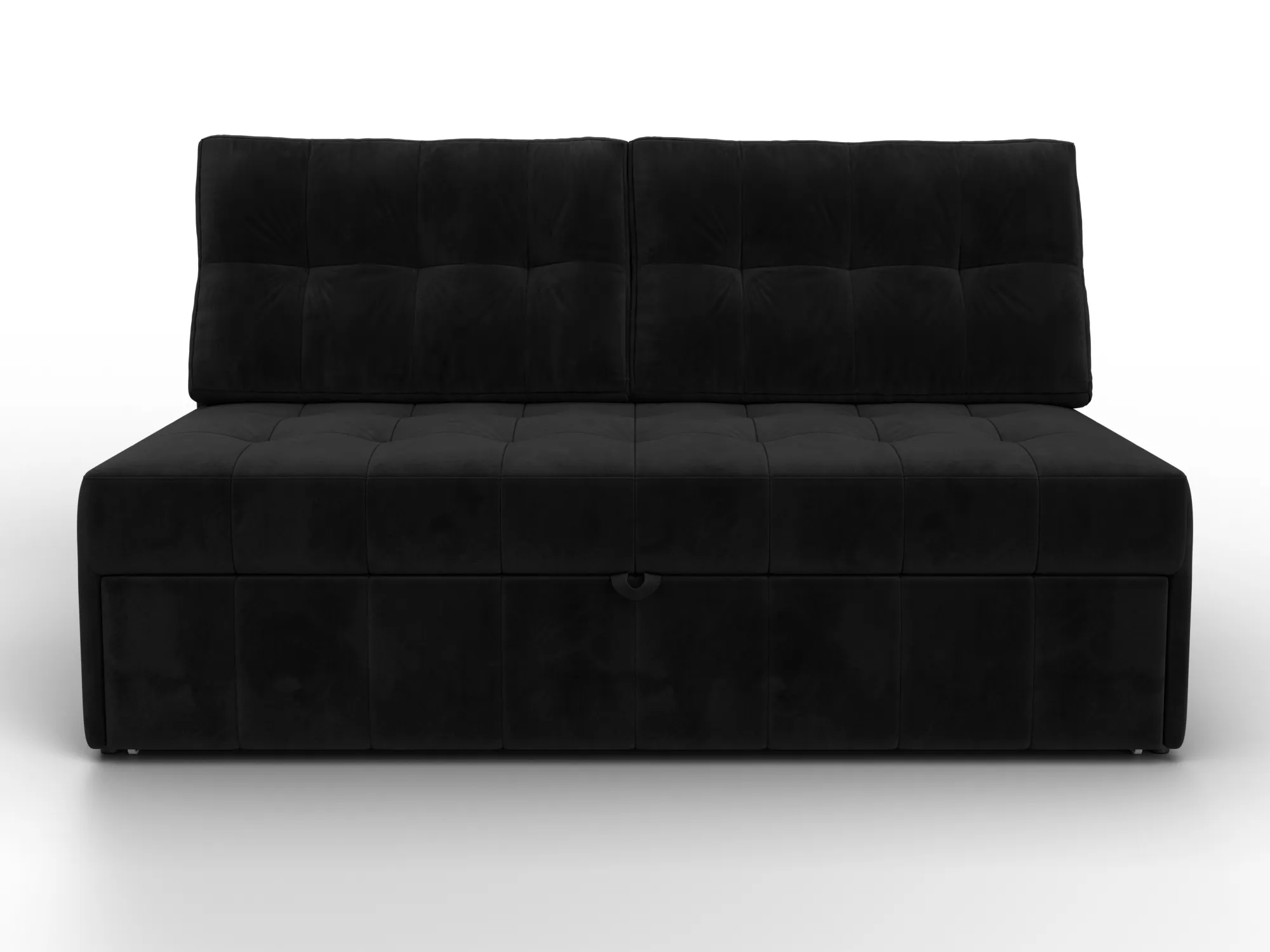 Диван прямой Лига-107 (140) ( SEVEN 35 черный )