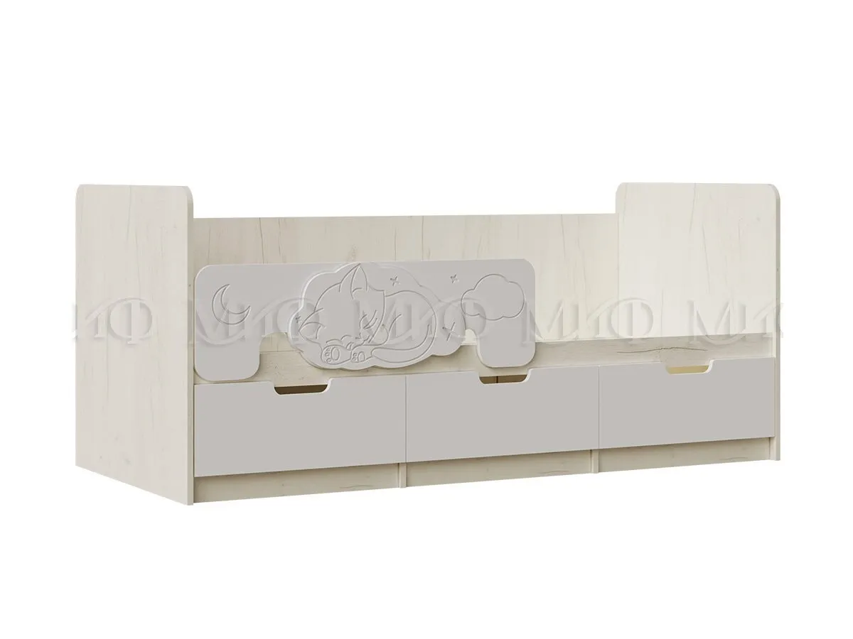 Детская кровать Юниор-4 (1,8) шарли белый