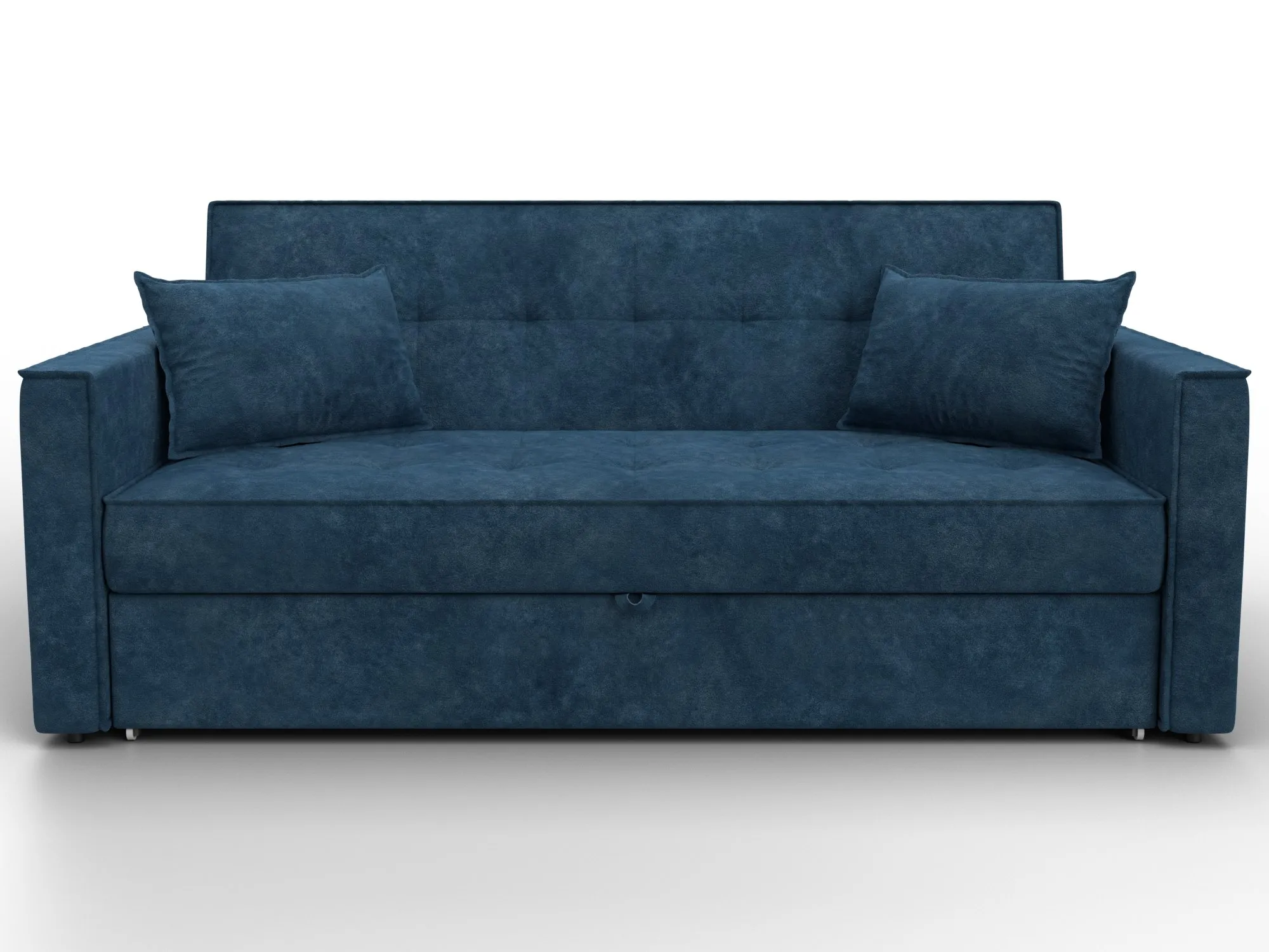 Диван прямой Лига-104 (160) ( BRUT 11 синий )