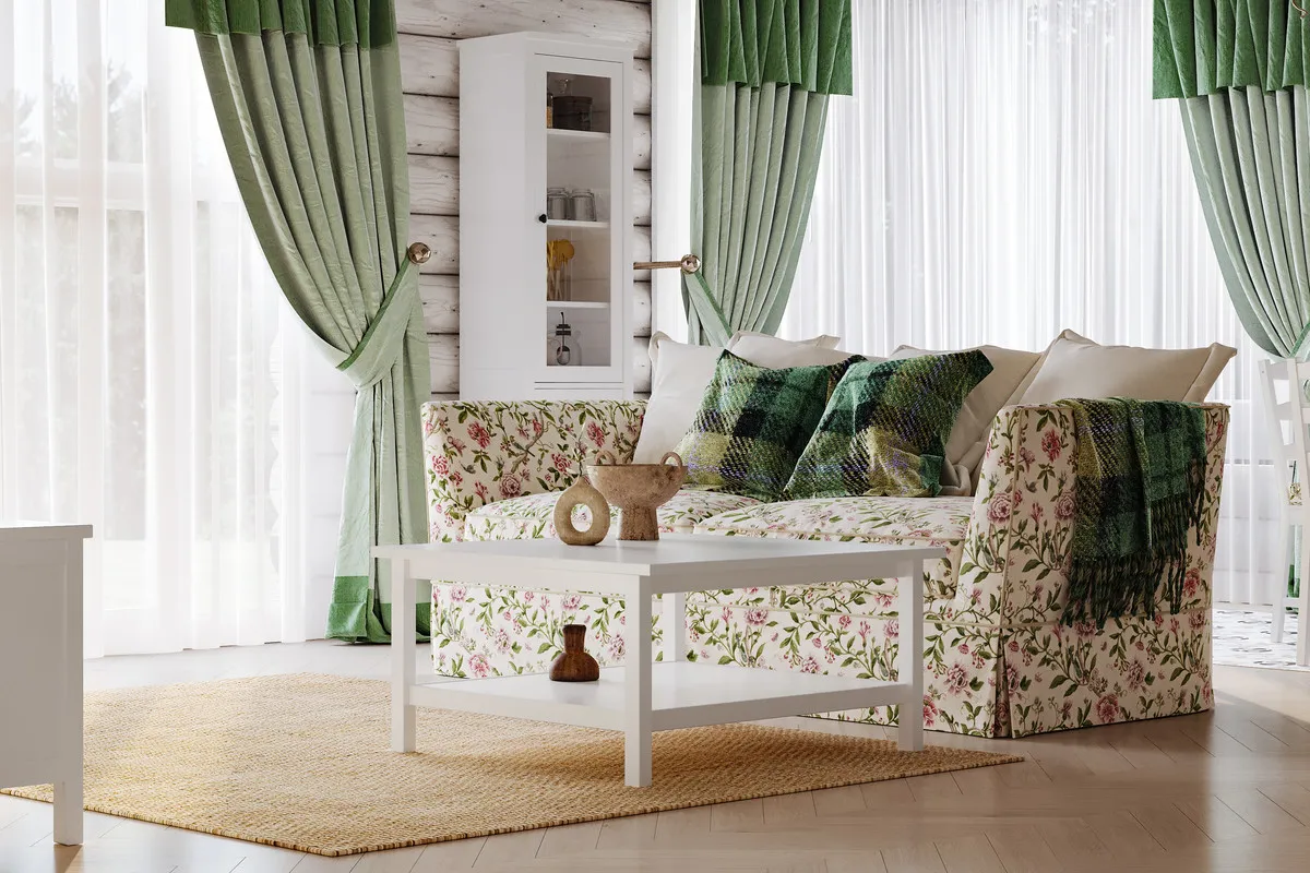 Стол журнальный 90х90 «Кантри» арт.410175002300 /Белый лак/