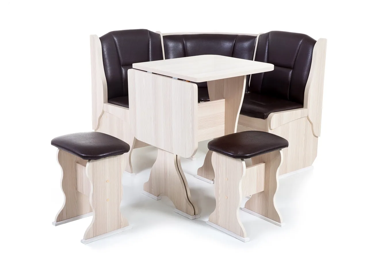 Кухонный уголок Нарцисс (ясень/Умбер)