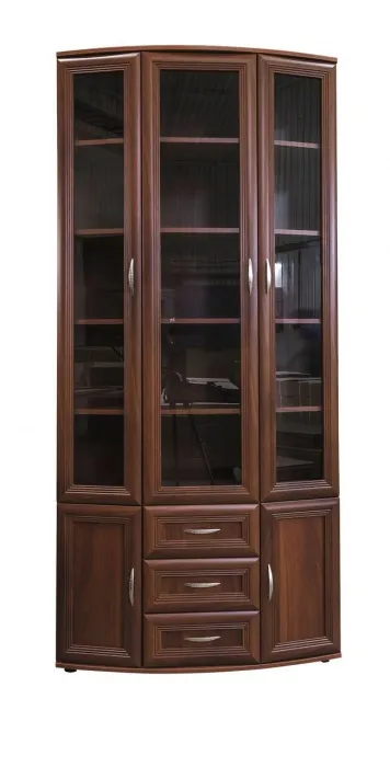 Шкаф для книг эркерный №175