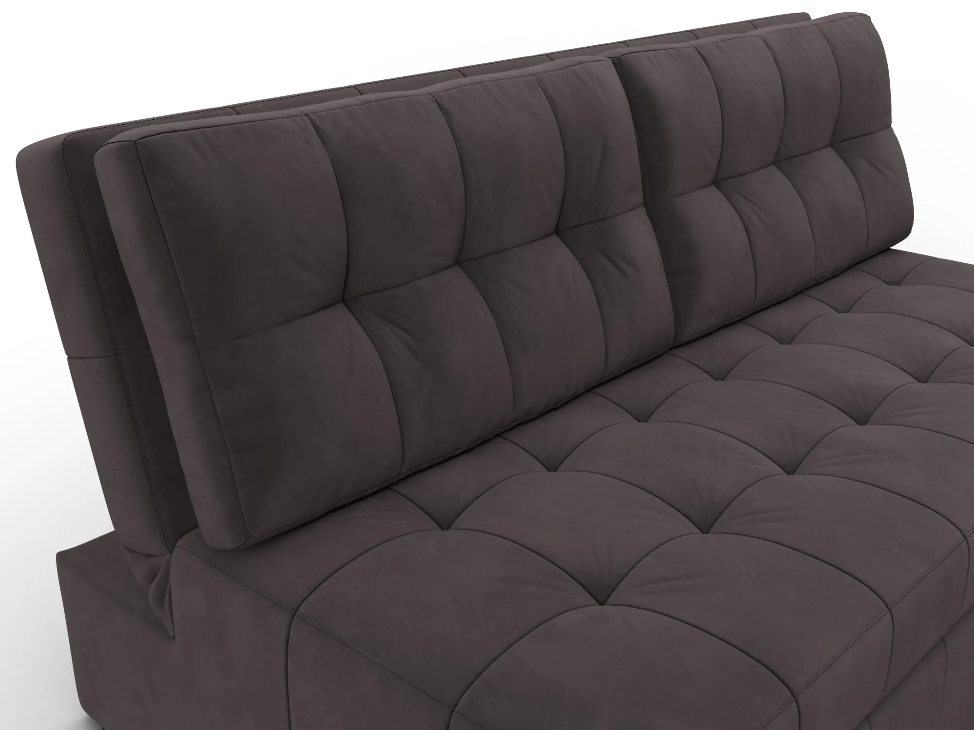 Диван прямой Лига-107 (160) ( SEVEN 727 коричневый )