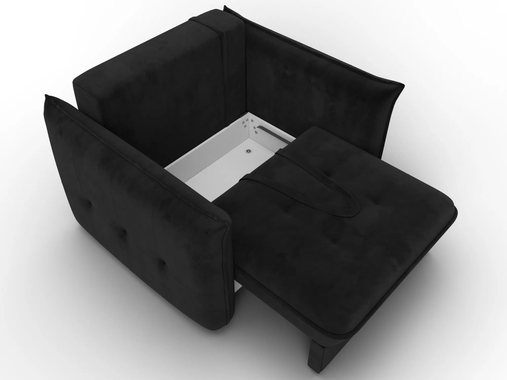 Кресло Лига-100 НПБ ( SEVEN 35 черный )