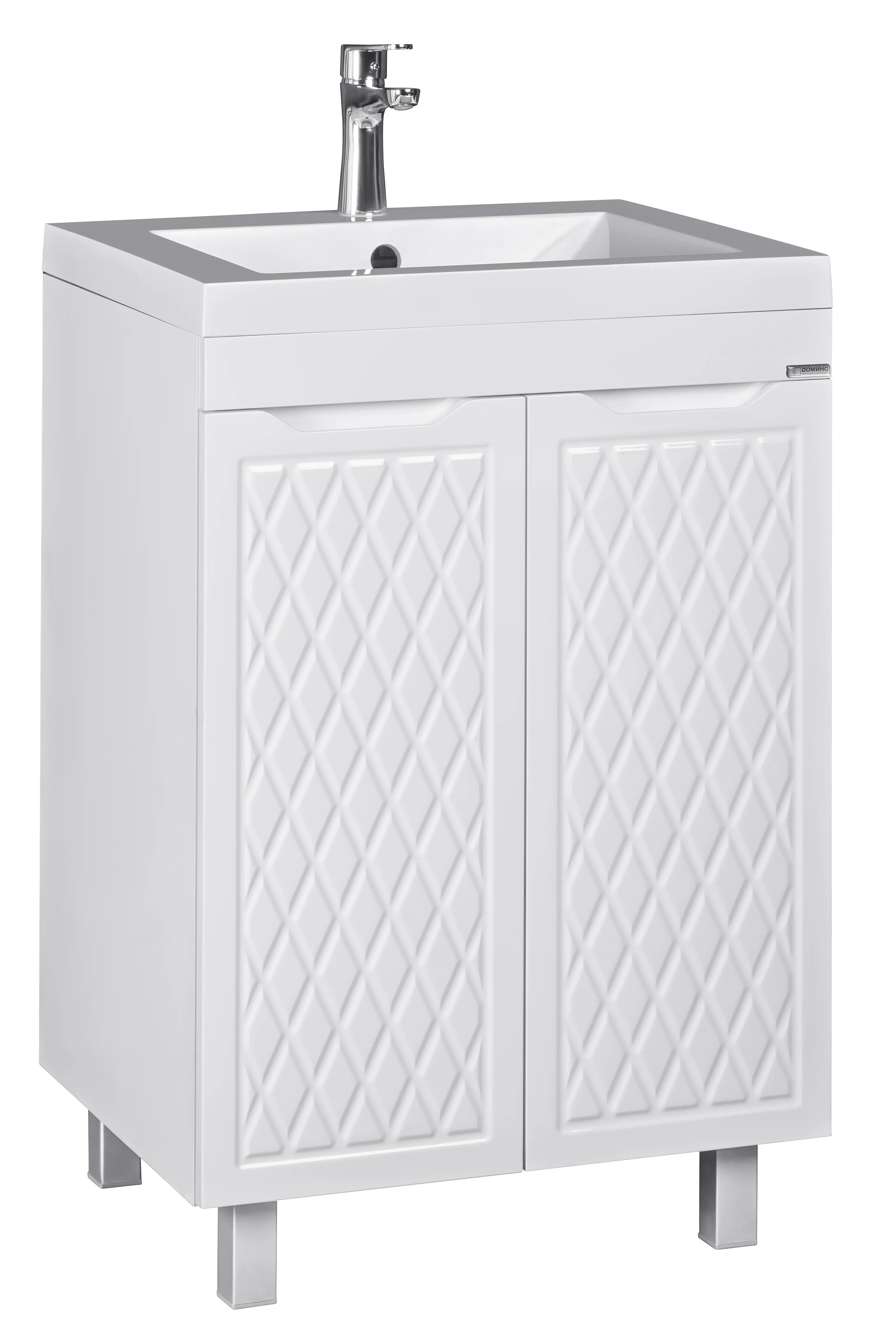 Тумба под умывальник "Andrea 58" 3D без ящика Домино