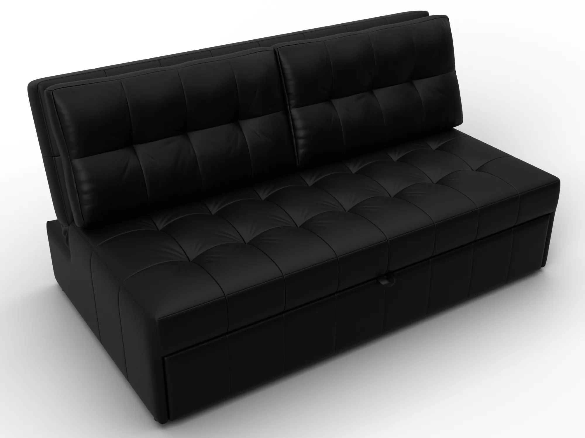 Диван прямой Лига-107 (160) ( GRIFON 18 черный )