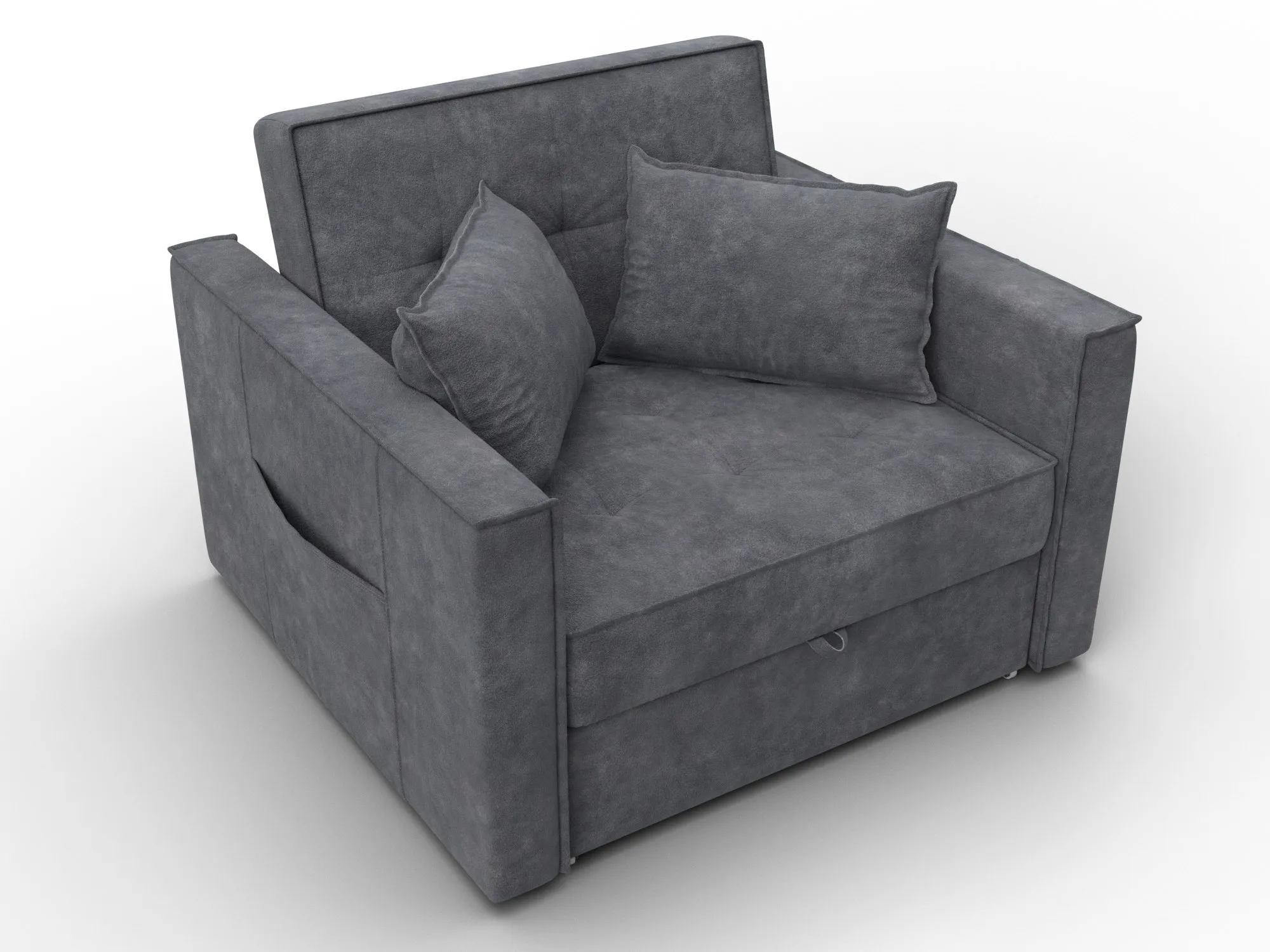 Кресло-кровать Лига-104 (80) ( BRUT 16 темно-серый )