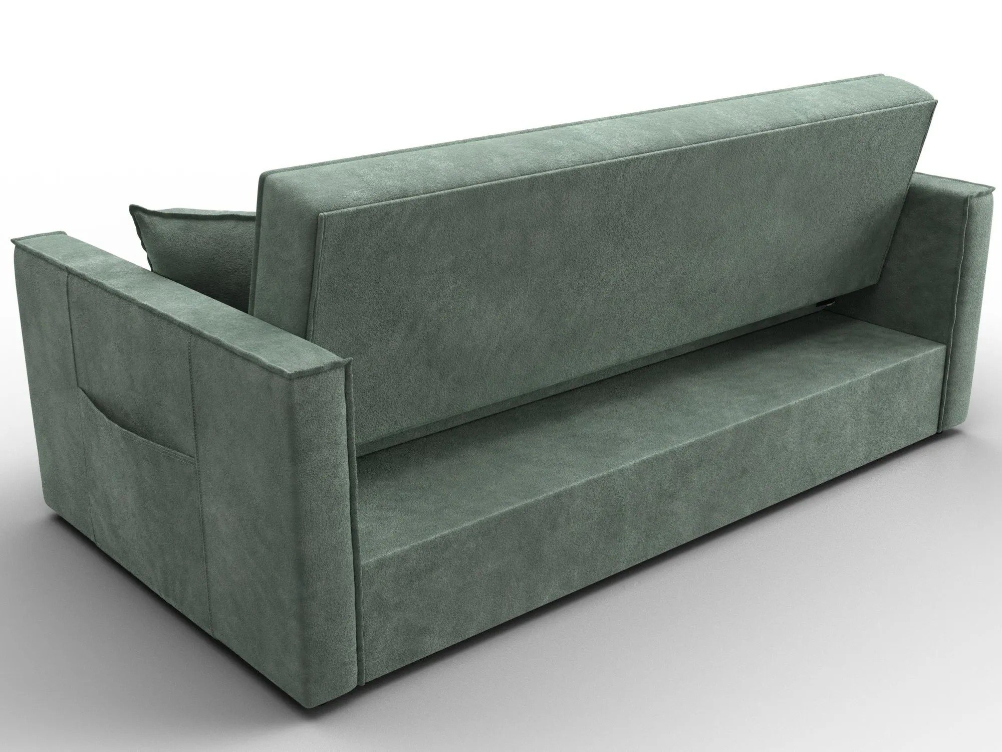 Диван прямой Лига-104 (160) ( BRUT 08 зеленый )