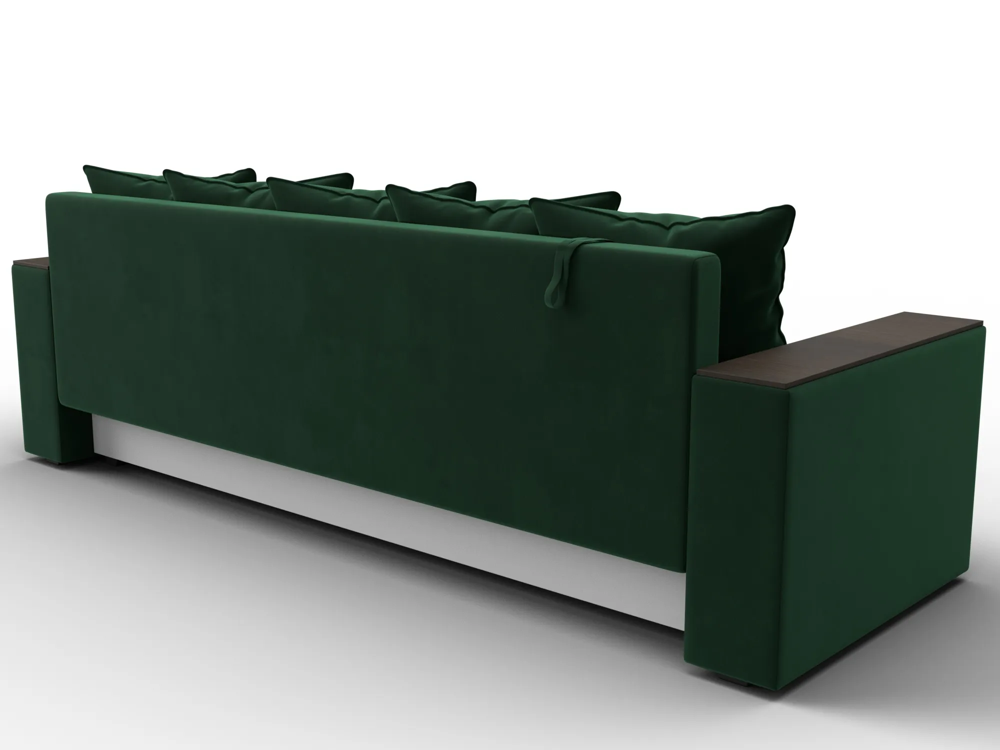 Диван прямой Дубай Лайт ( SEVEN 626 зеленый )