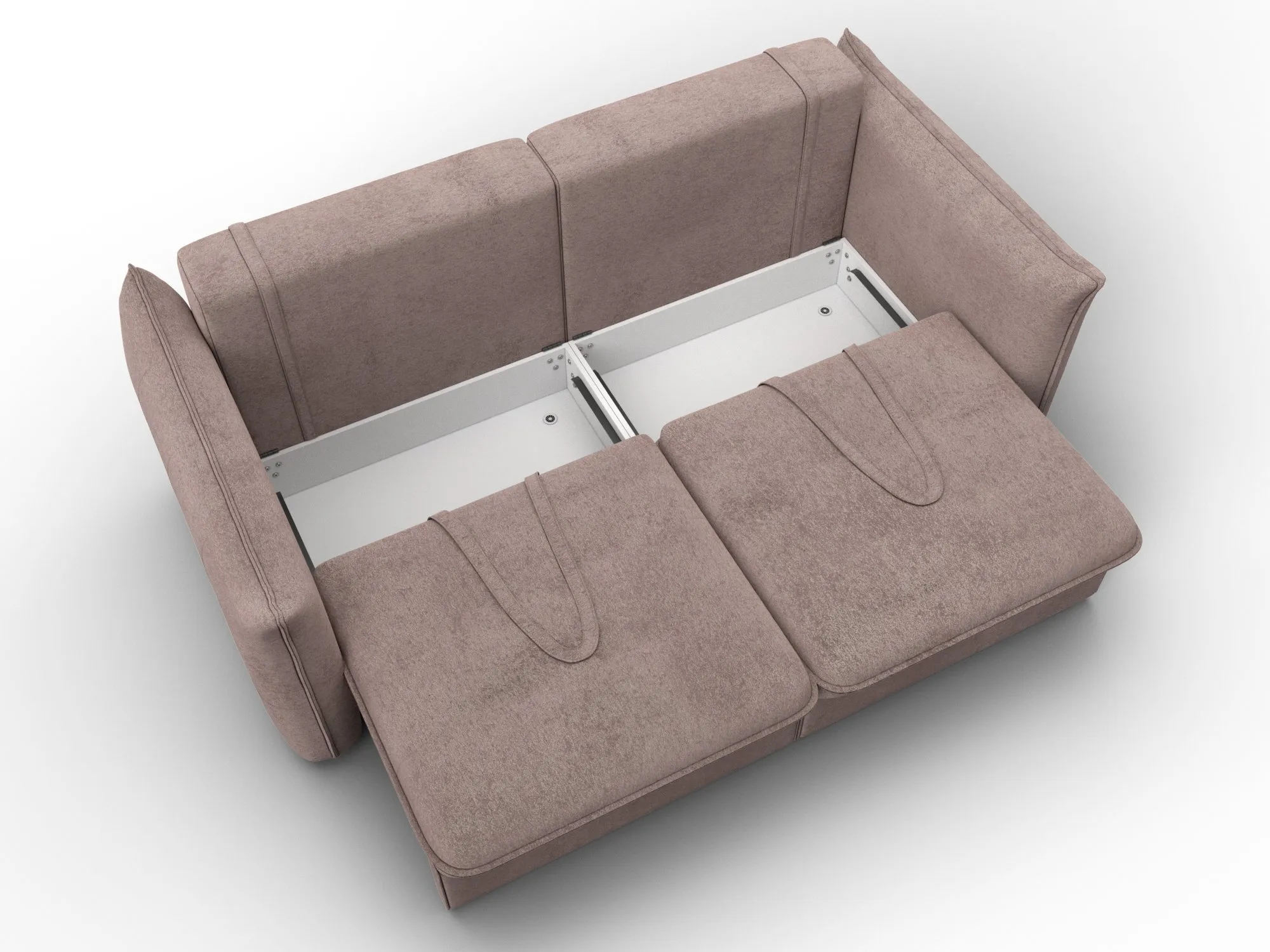 Диван прямой Лига-100 НПБ ( TOWER 05 бежевый )