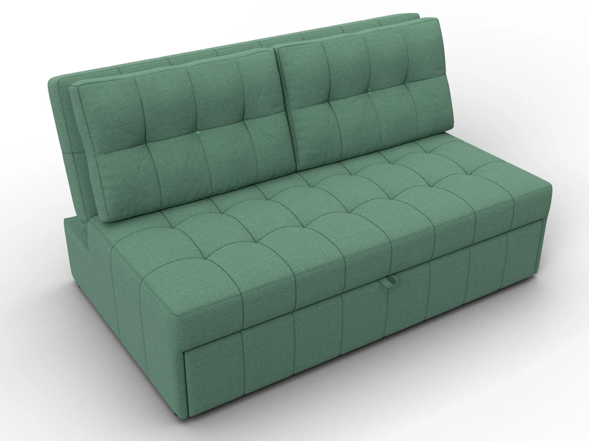 Диван прямой Лига-107 (140) ( Амур 11 зеленый )