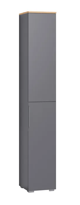 Шкаф-пенал Октава серый Графит 13.228