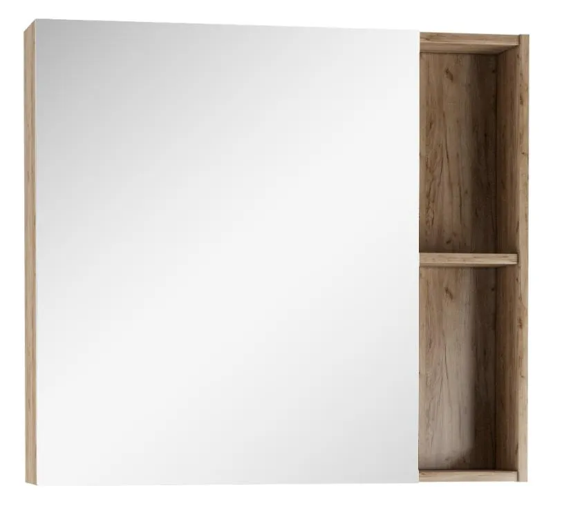 Шкаф-зеркало Craft 80 левый/правый Домино