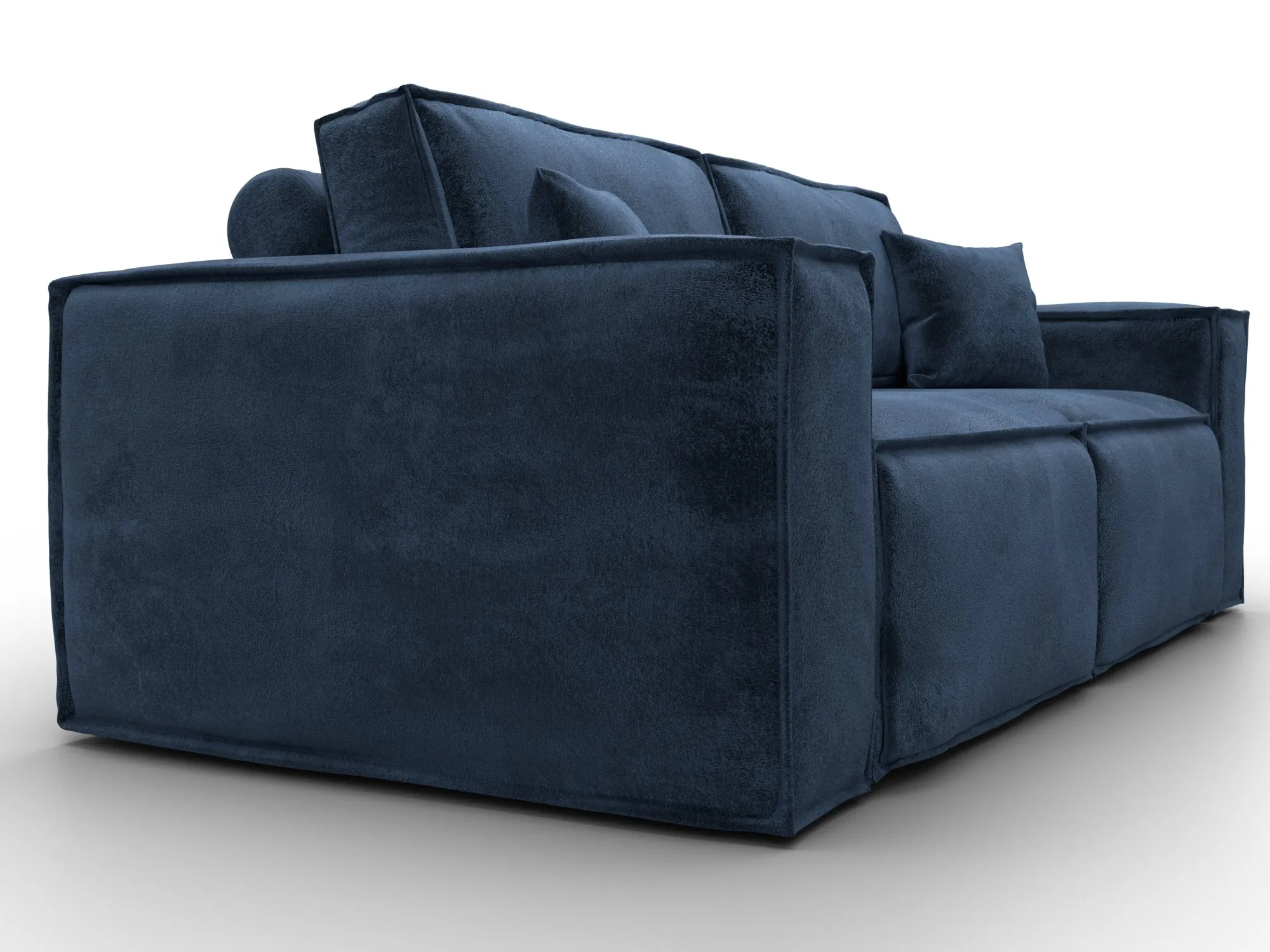 Диван прямой Лига-081 НПБ ( TOWER 13 синий )