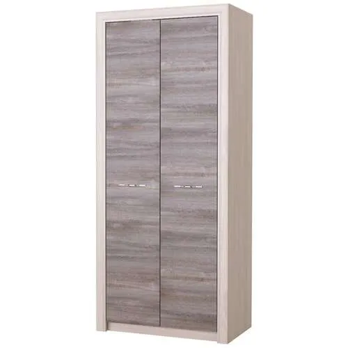 Шкаф Октава 2С с полками (дуб клабхаус серый)