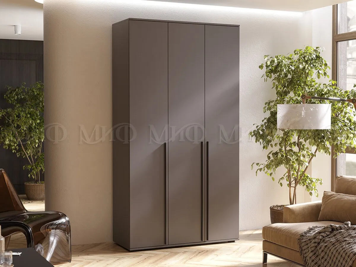 Шкаф Норд 3-х створчатый (графит)